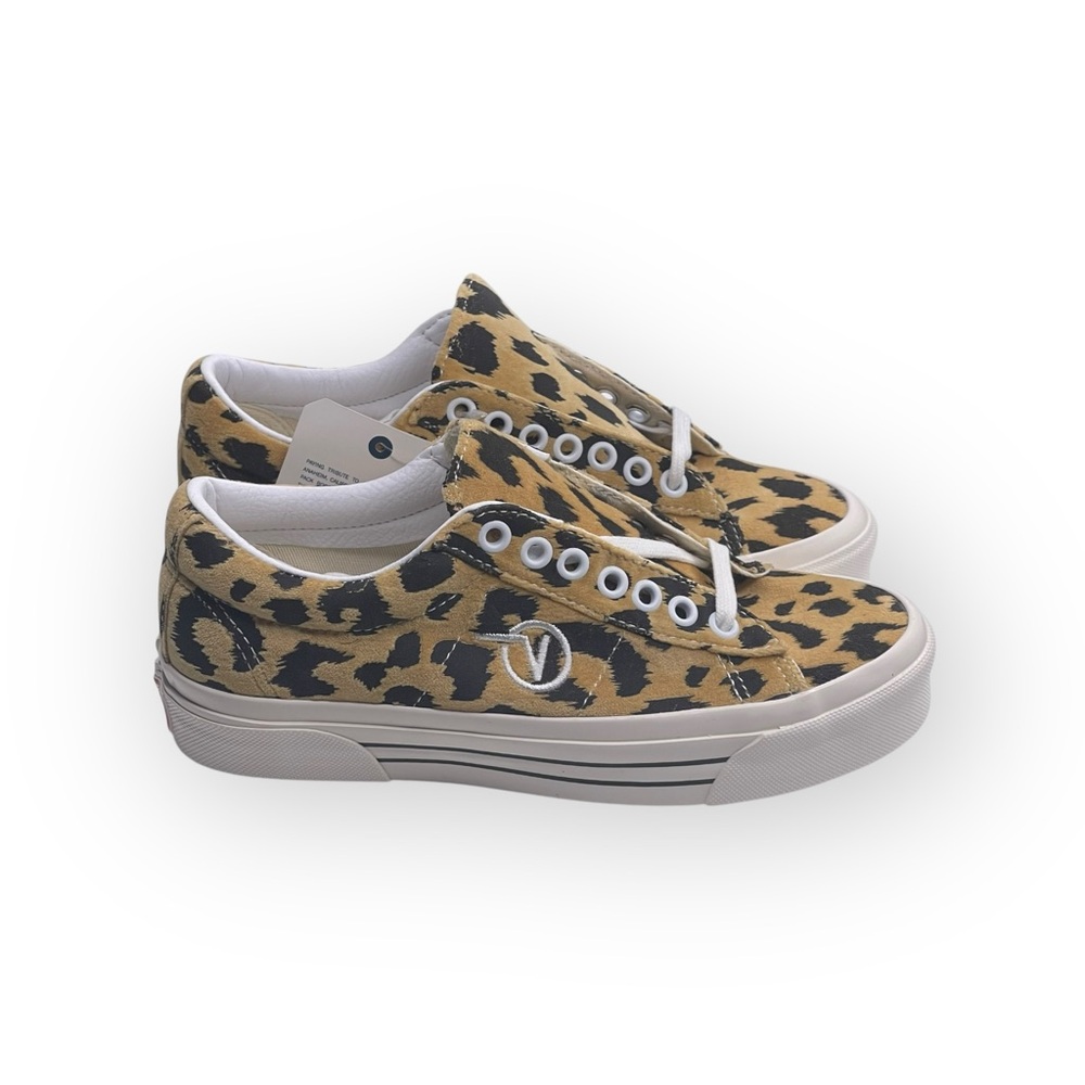HTF: new Vans ✌︎︎ Flying V Logo DX Anaheim Factory Sneaker ✌︎︎ Leopard Print - Picture 3 of 16